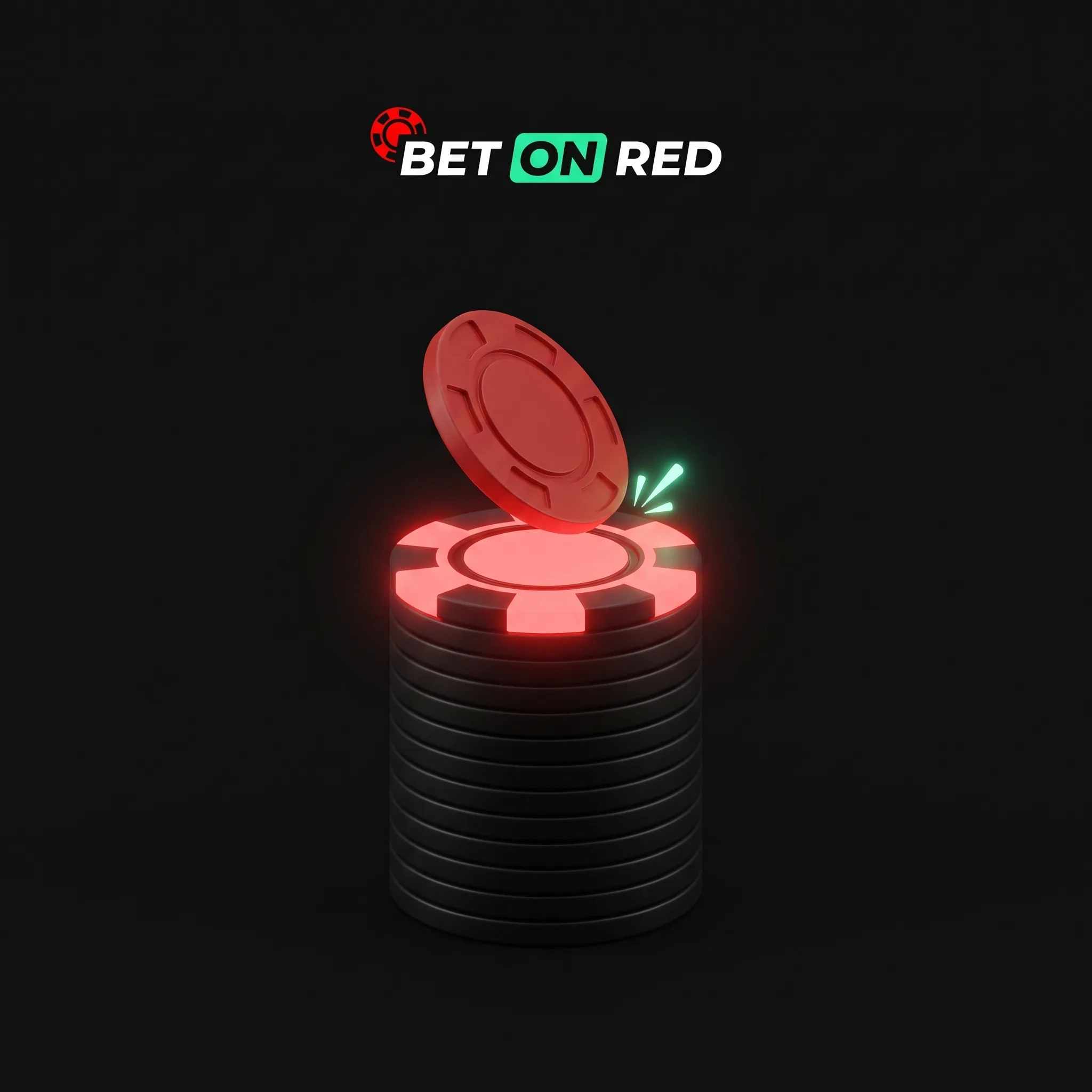 BetOnRed Willkommensbonus mit roten Casino-Chips